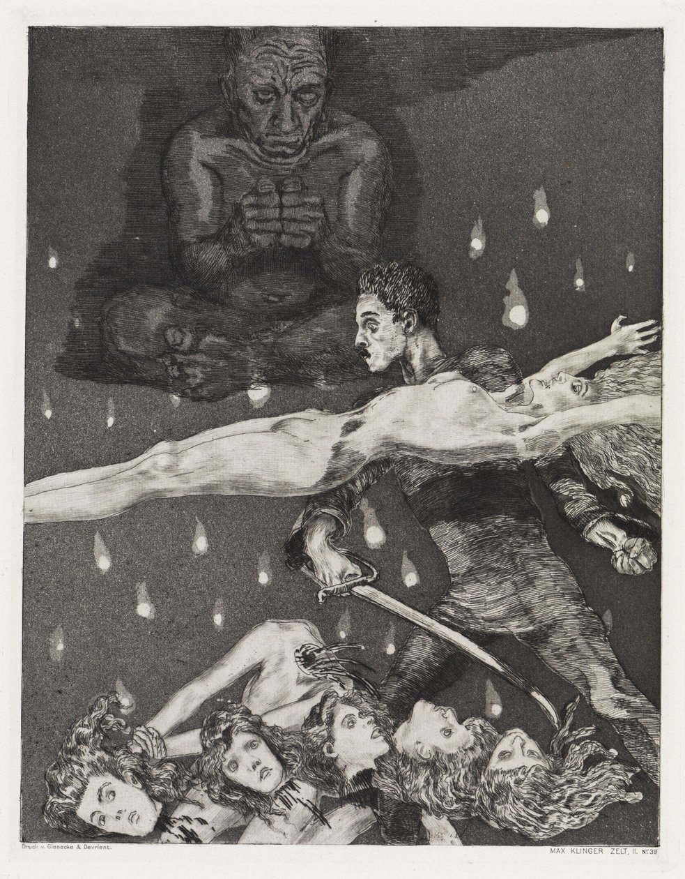 Vražda, Stan, opus XIV, část 2, č. 39 od Max Klinger