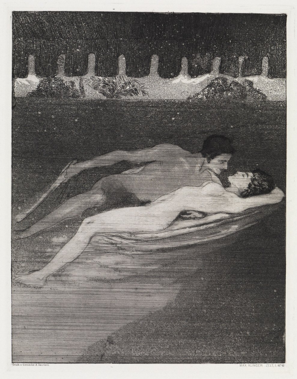 Noc (Stan, Opus XIV, 1. část, č. 12) od Max Klinger