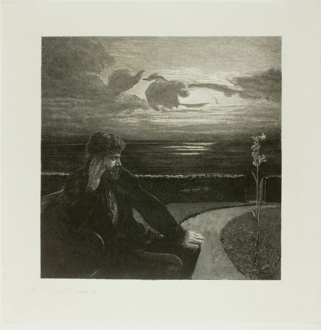 Noc, z On Death Part I od Max Klinger