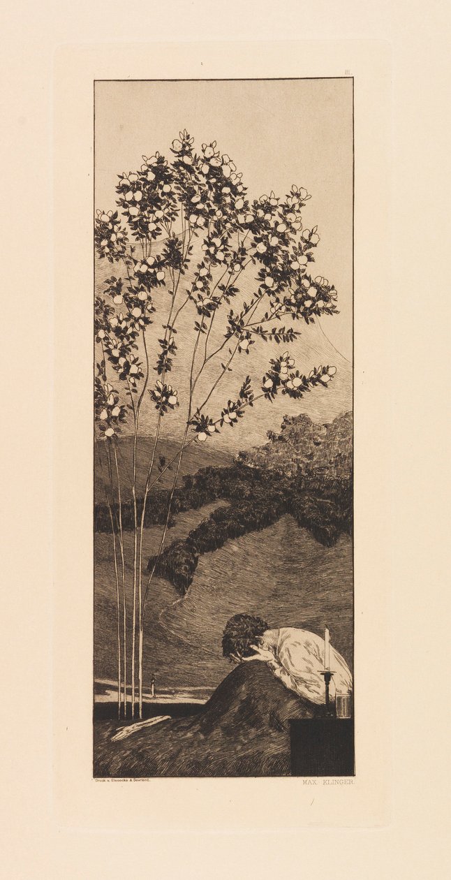 Opus VI, z Parafráze o nalezení rukavice, 1881. od Max Klinger