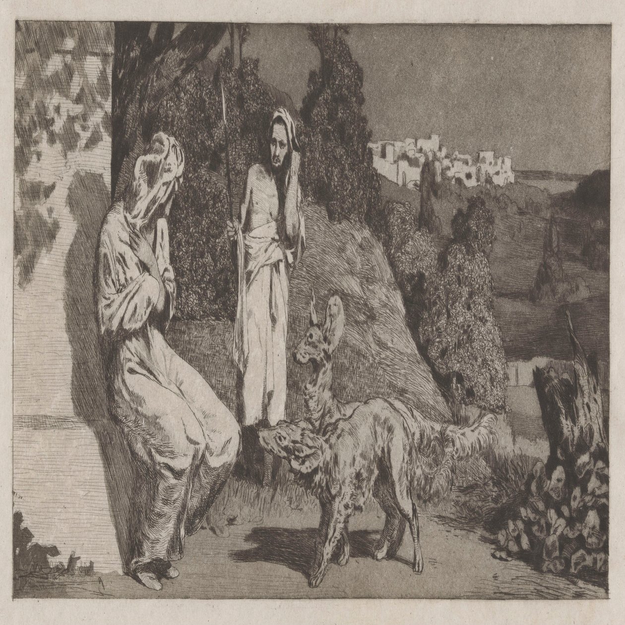 Pyramus a Thisbé II. od Max Klinger