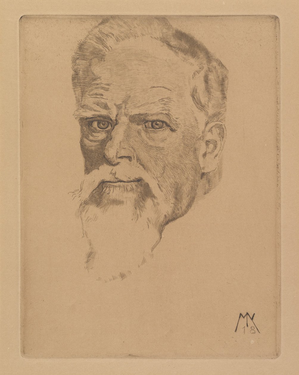 Autoportrét od Max Klinger