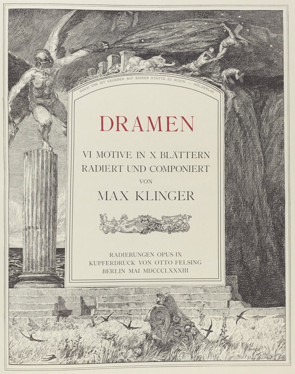 Titulní strana od Max Klinger