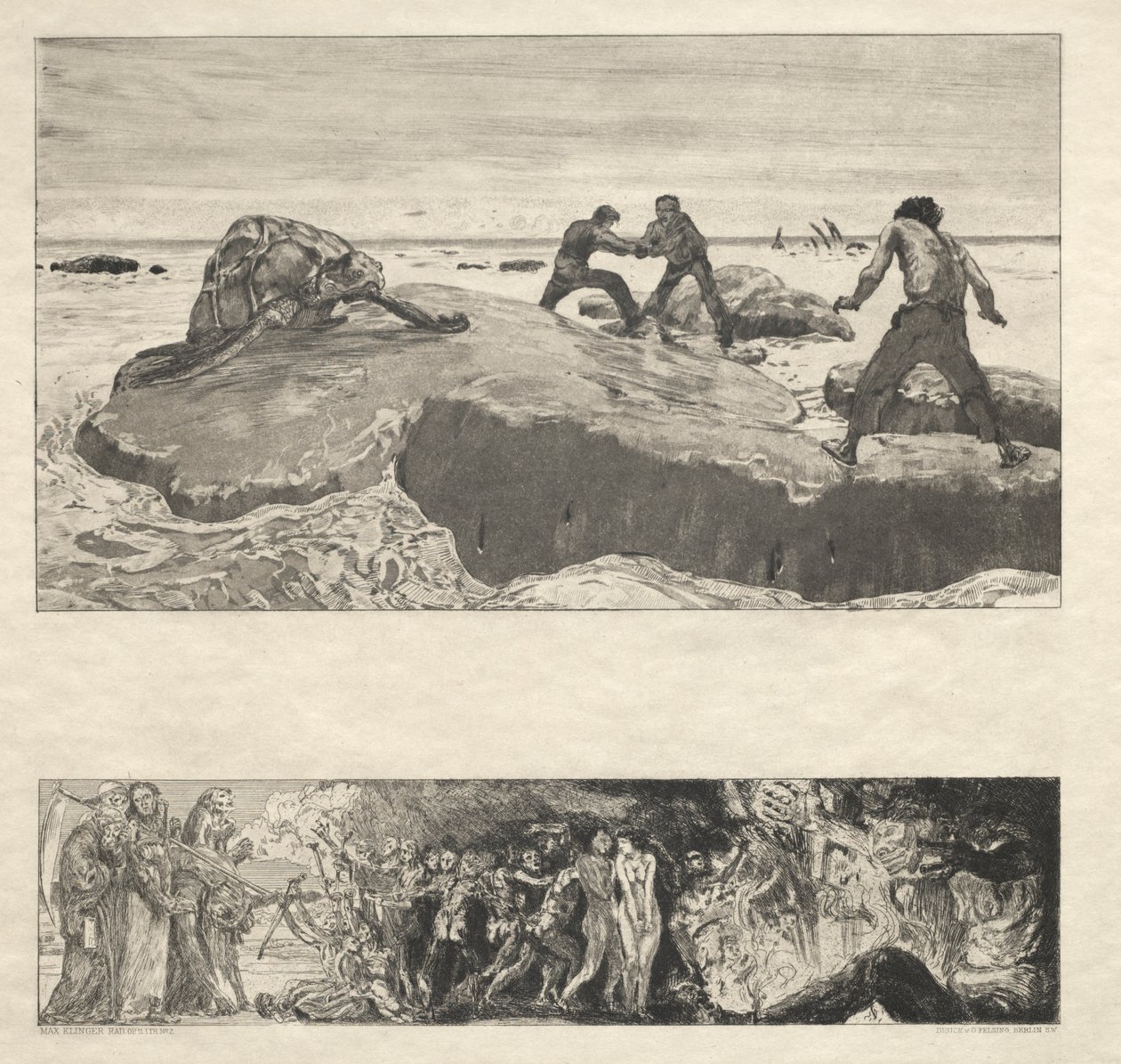 Vom Tode I, (Opus II, 1889) No. 2 od Max Klinger