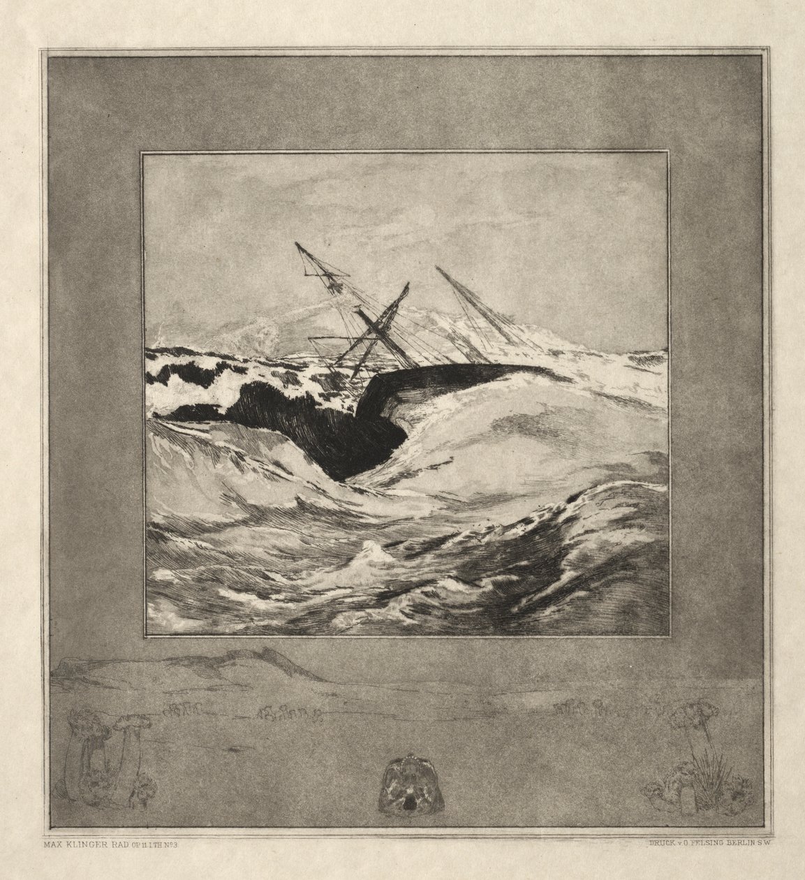 Vom Tode I, (Opus II, 1889) No. 3 od Max Klinger