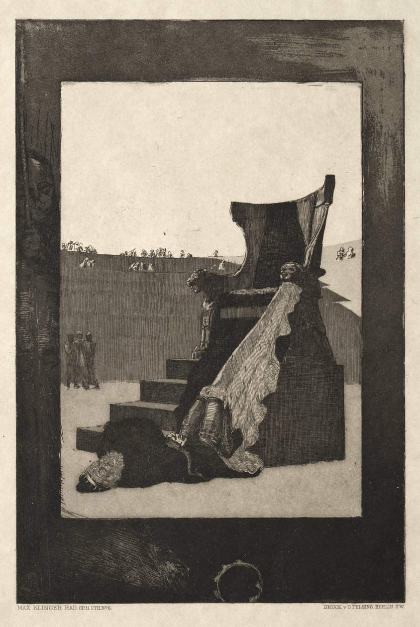 Vom Tode I, (Opus II, 1889) No. 6 od Max Klinger