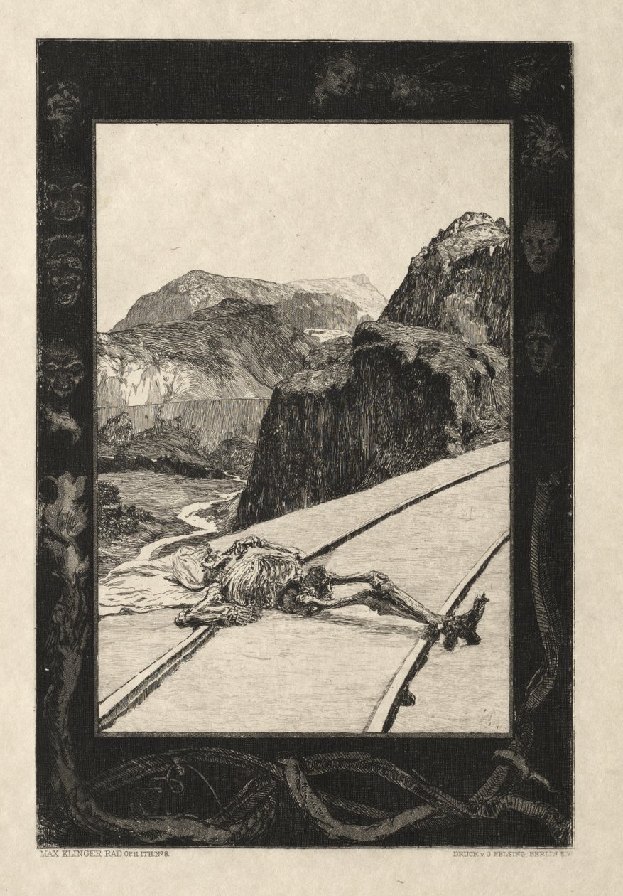 Vom Tode I, (Opus II, 1889) No. 8 od Max Klinger