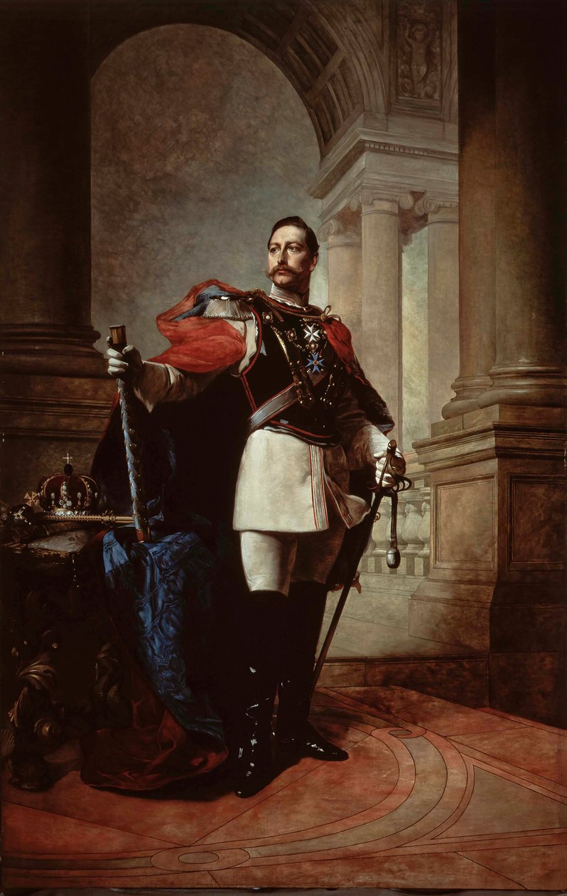Portrét německého císaře Wilhelma II 1859-1941, pruského krále, 1904. od Max Koner