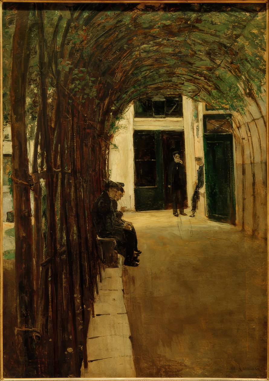 Altmännerhaus v Amsterdamu od Max Liebermann