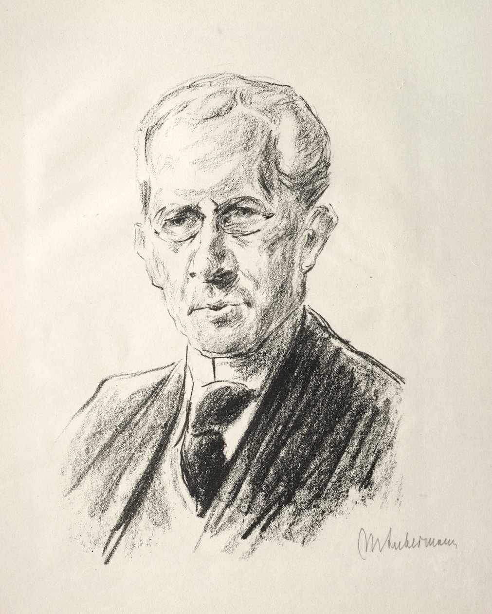 Složka Arno Holz: Portrét Arno Holze od Max Liebermann