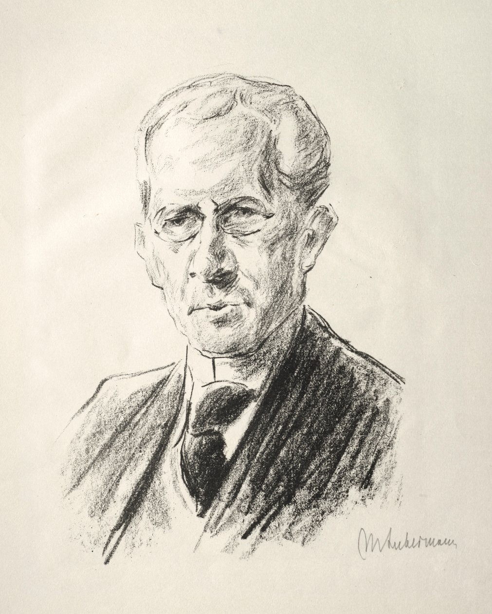 Arno Holz Mappe: Portrét Arno Holz, 1923. od Max Liebermann