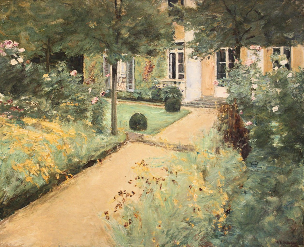 Berlin-Wannsee, Max Liebermann, kuchyňská zahrada u vily od Max Liebermann