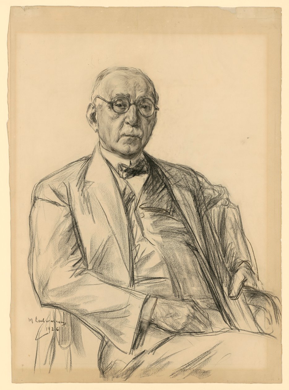 Portrét sběratele Oscara Huldschinského od Max Liebermann