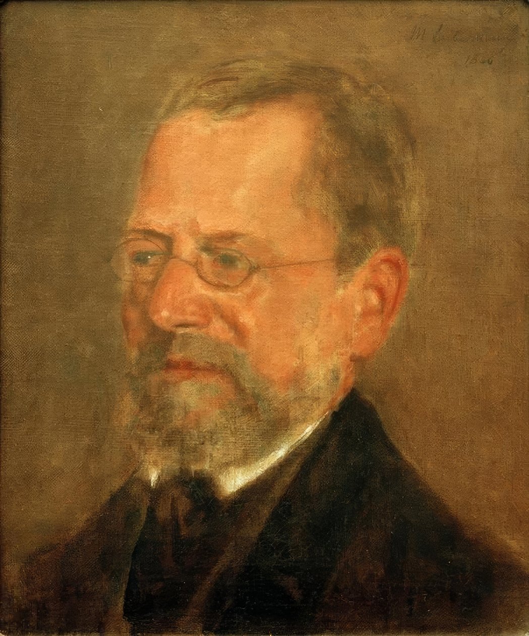 Portrét učitele jazyků Henryho od Max Liebermann