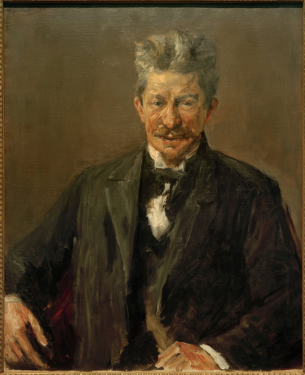 Portrét dánského literárního historika Georga Brandese od Max Liebermann