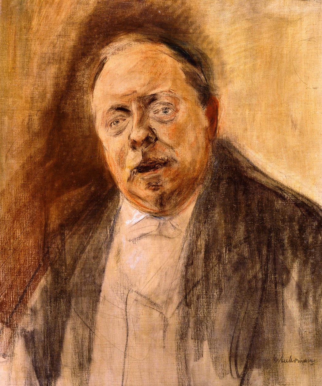 Portrétní studie barona Alfreda von Bergera od Max Liebermann