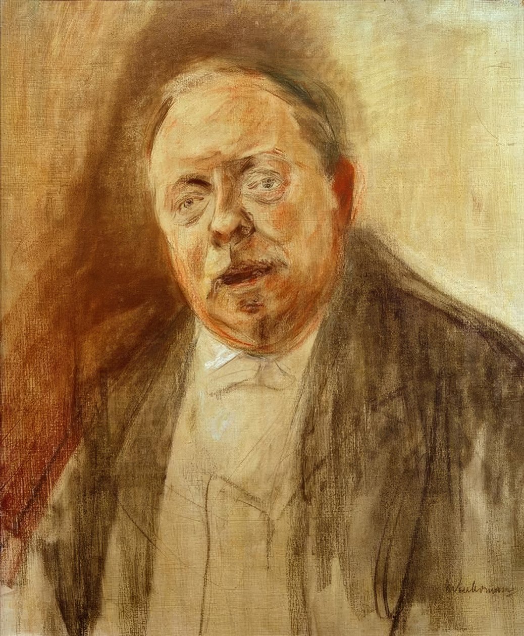 Portrétní studie barona Alfreda von Bergera od Max Liebermann