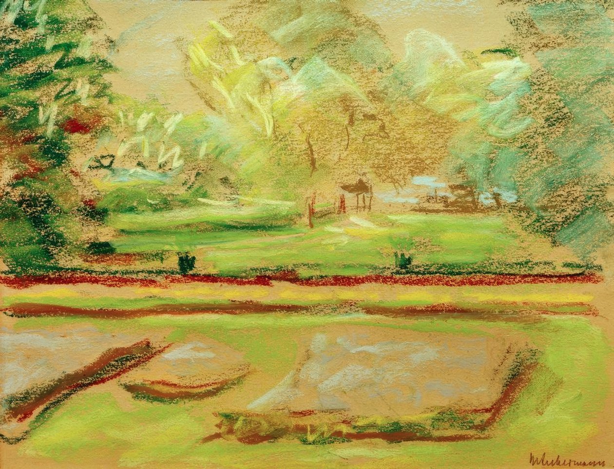 Květná terasa na severovýchod od Max Liebermann