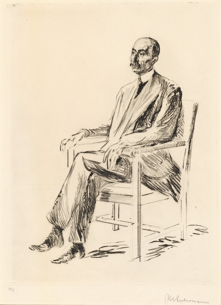Starosta Dr. Burchard od Max Liebermann