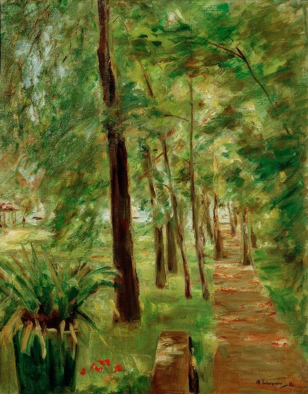 Březová alej v zahradě Wannsee na východ od Max Liebermann