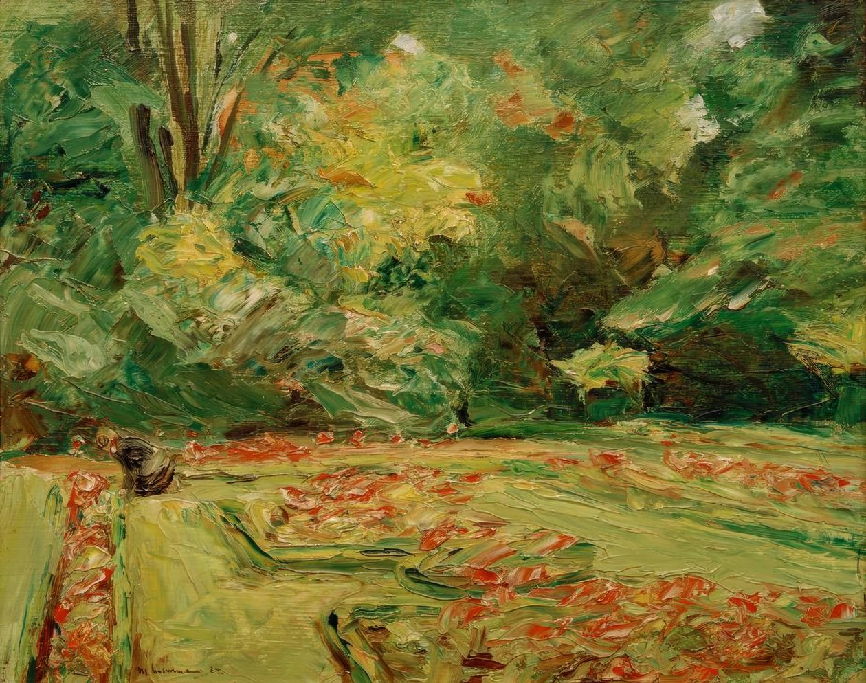 Květinová terasa v zahradě Wannsee na severu od Max Liebermann