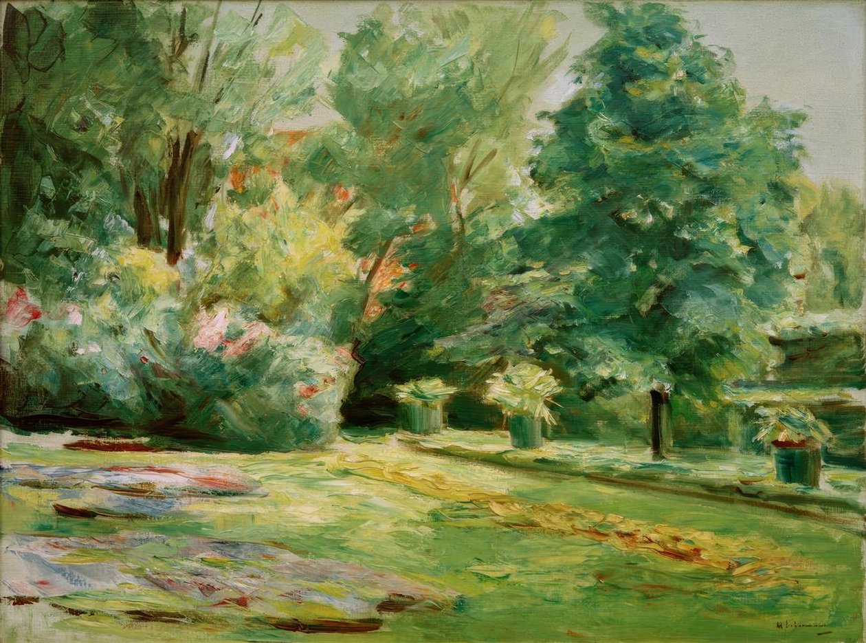 Květinová terasa v zahradě Wannsee na severovýchod od Max Liebermann