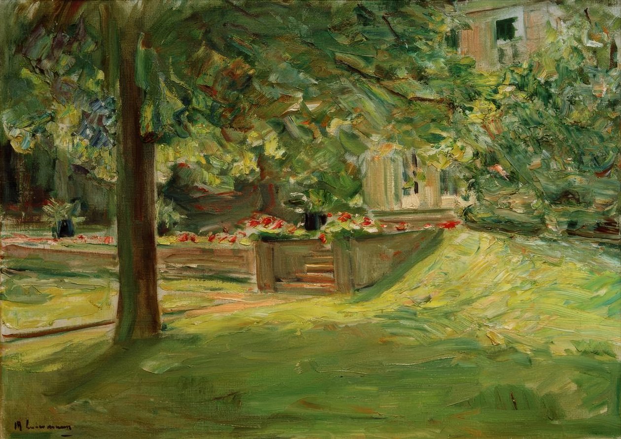 Květinová terasa na jihozápad / Wannseegarten od Max Liebermann