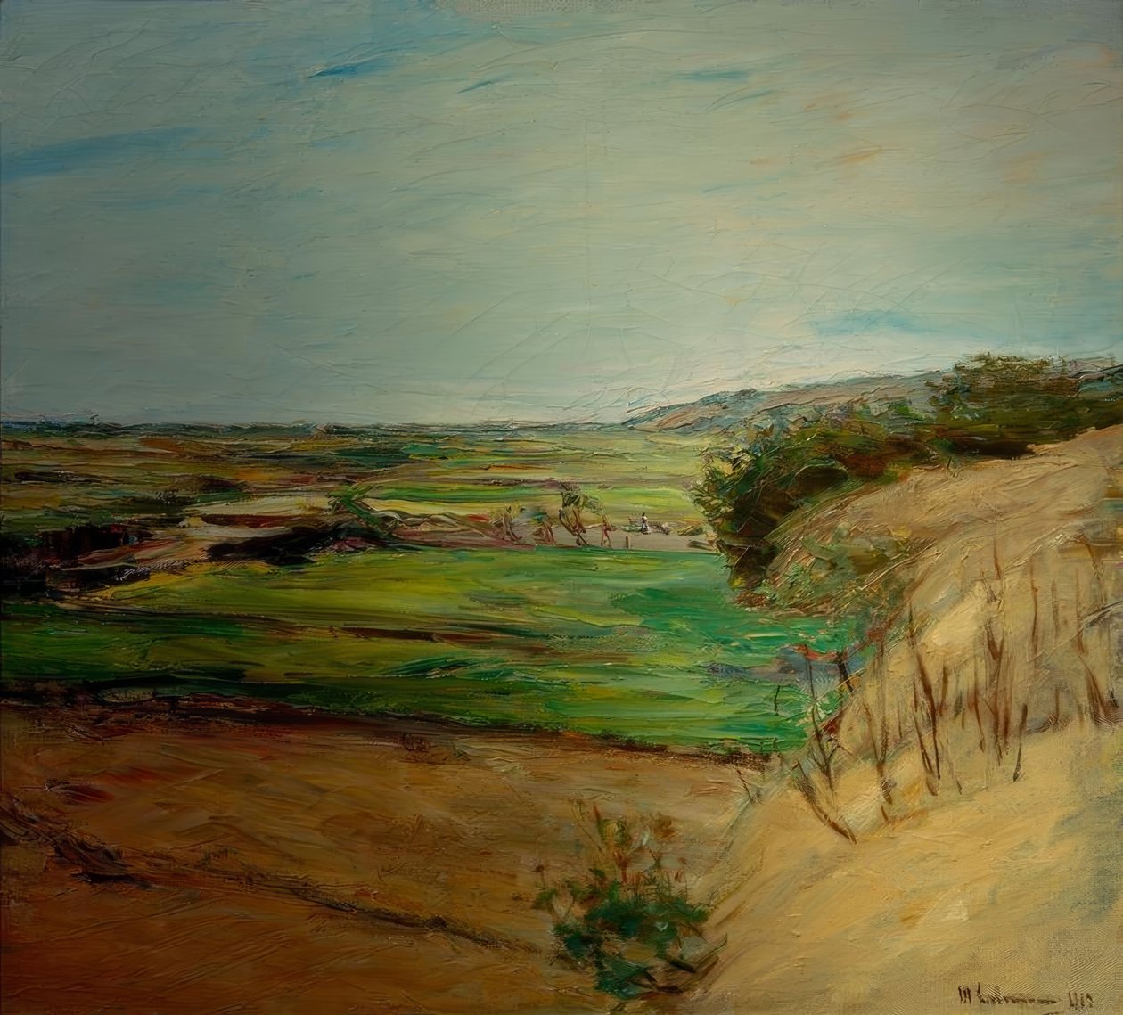 Dunová krajina od Max Liebermann