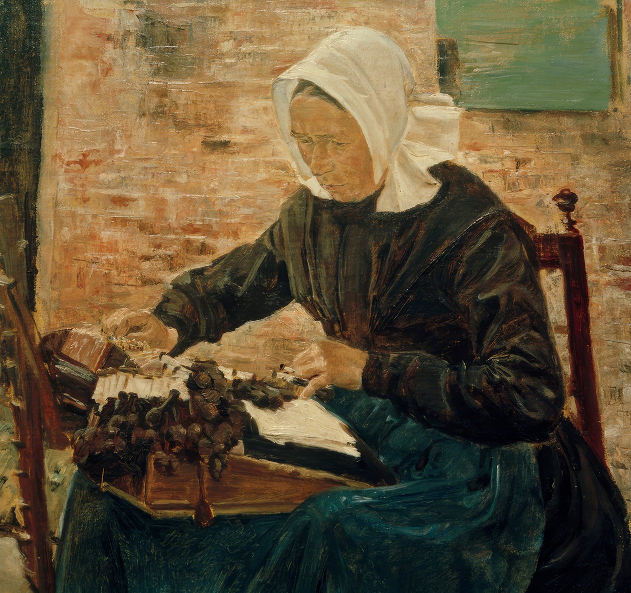 Holandská krajkářka od Max Liebermann