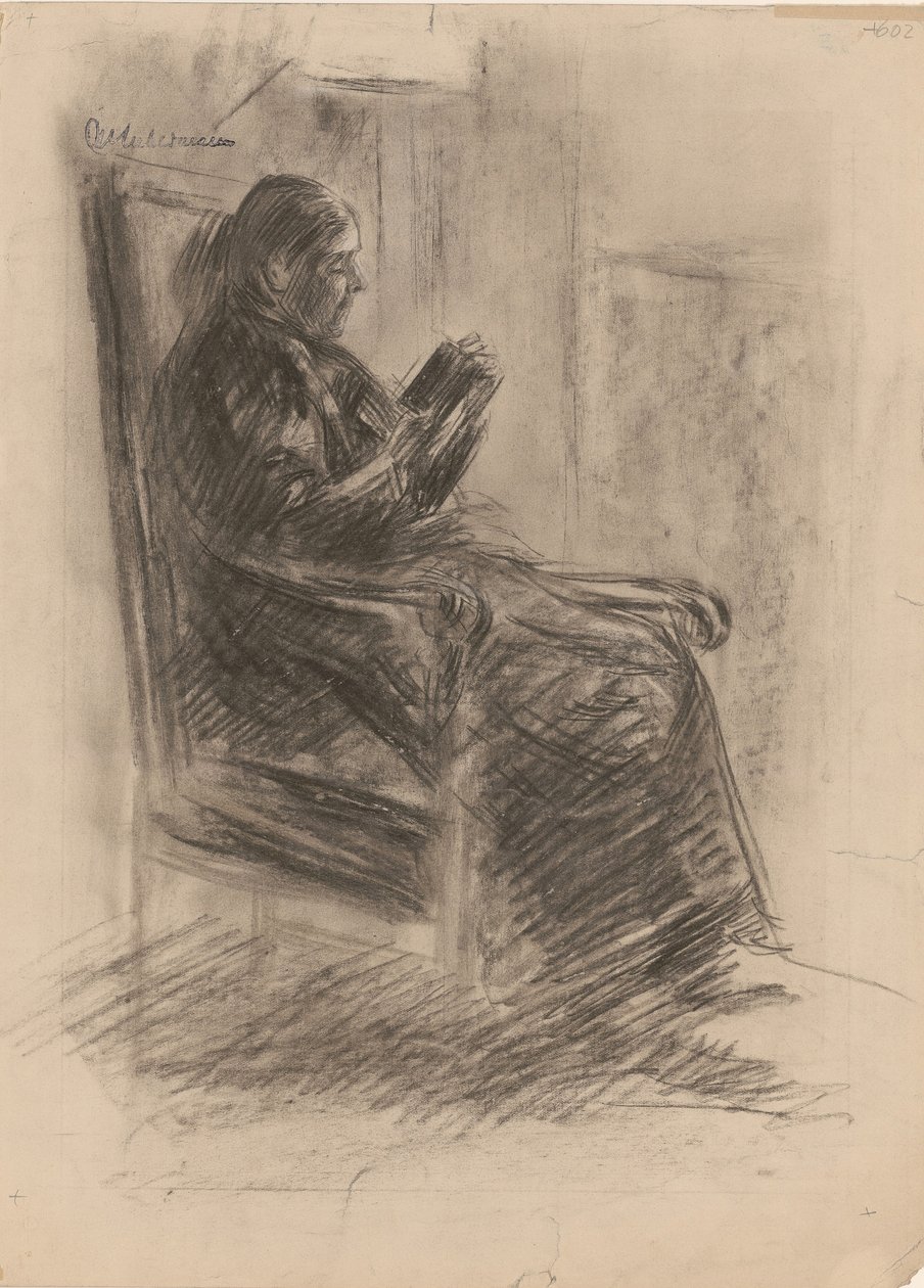 Umělcova manželka od Max Liebermann