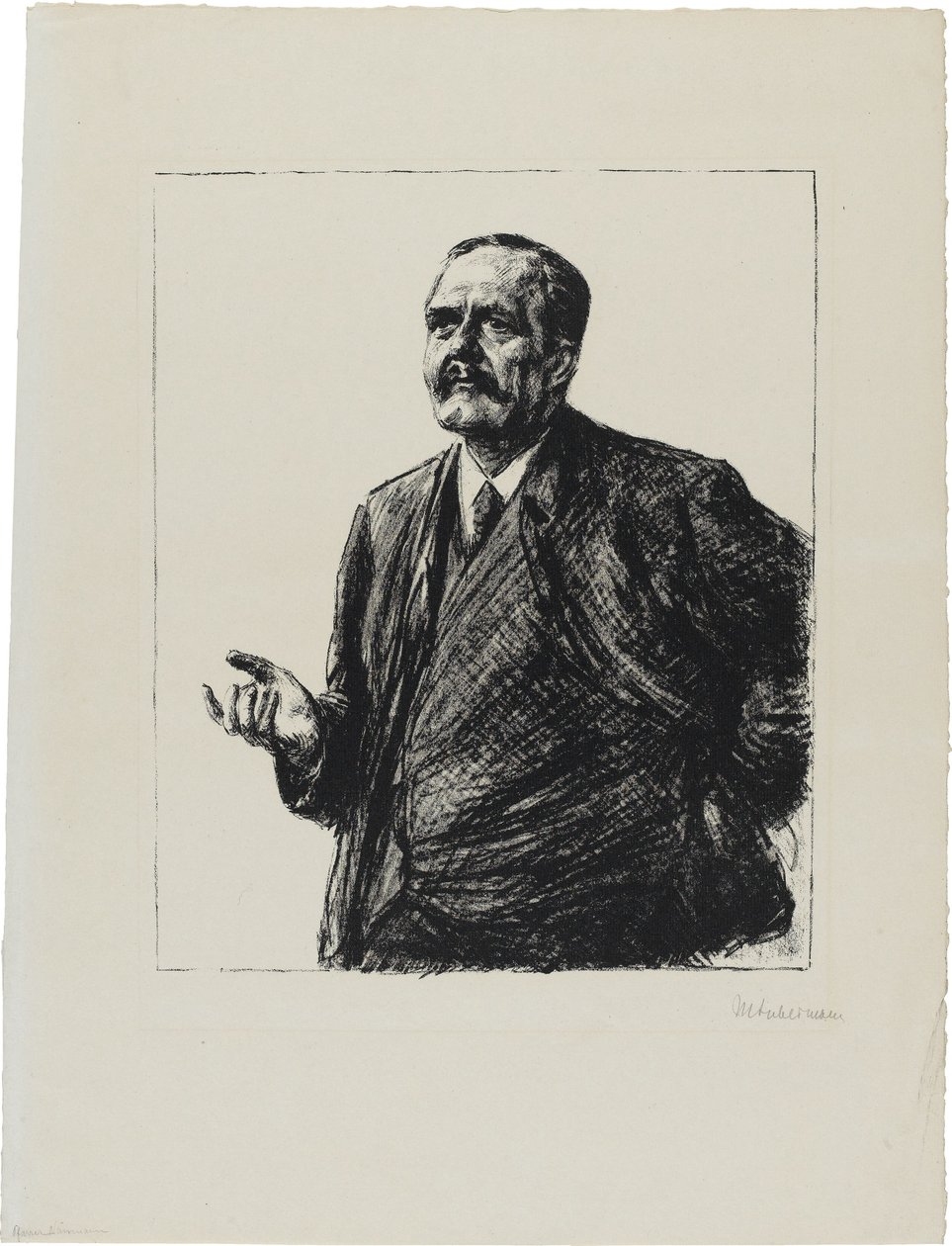 Friedrich Naumann (1860-1919) od Max Liebermann