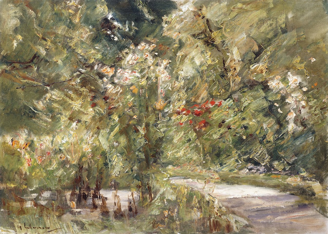 Zahrada u Wansee; Wanseegarten, kolem 1928-39 od Max Liebermann