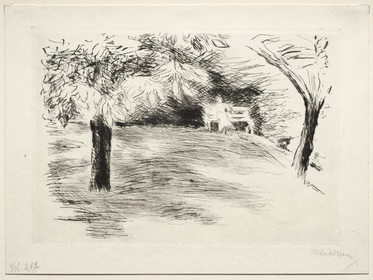 Zahrada ve Wannsee, Německo. od Max Liebermann