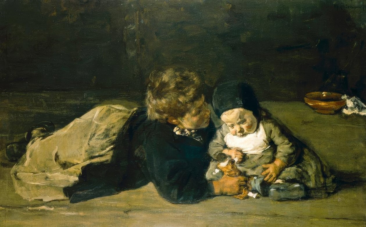 bratři a sestry od Max Liebermann