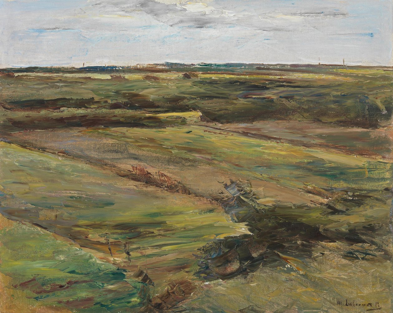 Holandská krajina z roku 1912 od Max Liebermann