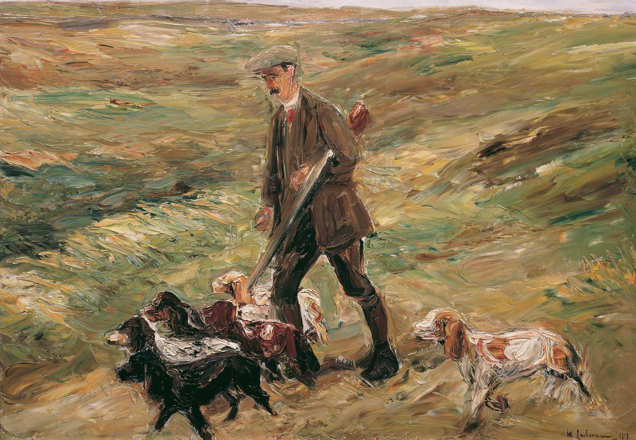 Lovci v dunách od Max Liebermann