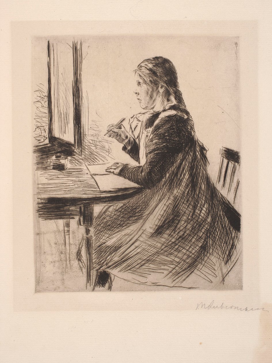 Dětský portrét, portrét malé dcery tajného rady Bodeho, Marie od Max Liebermann