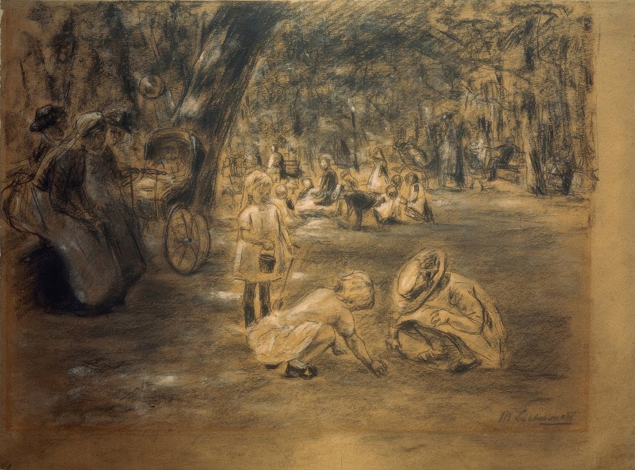 Dětské hřiště v zoo od Max Liebermann