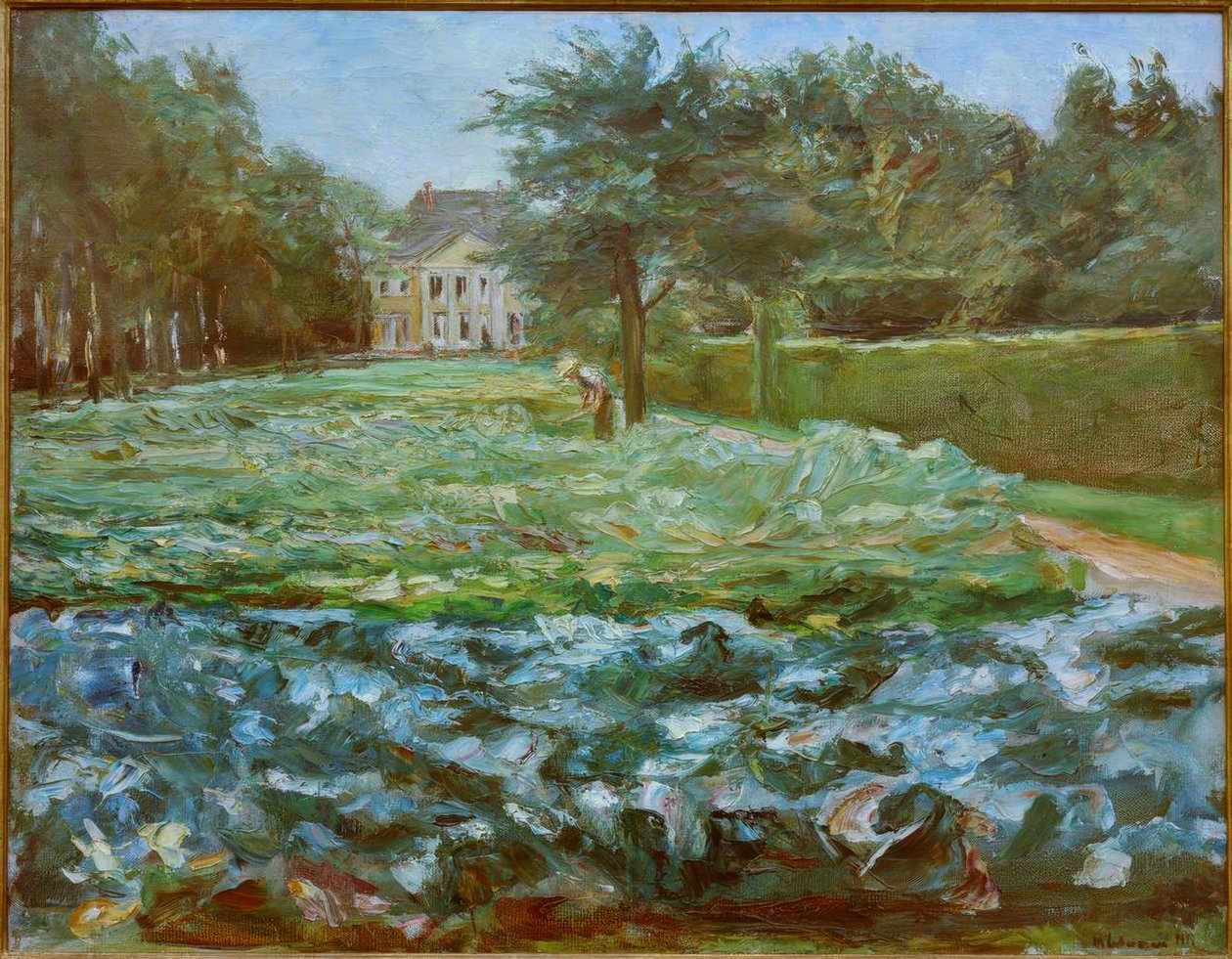 Zelné pole v zahradě Wannsee na západ od Max Liebermann