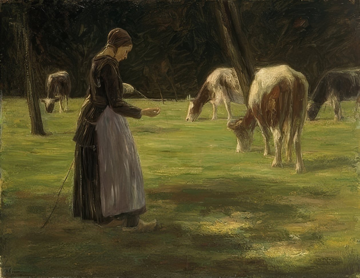 Kovbojka. 1890-192 od Max Liebermann