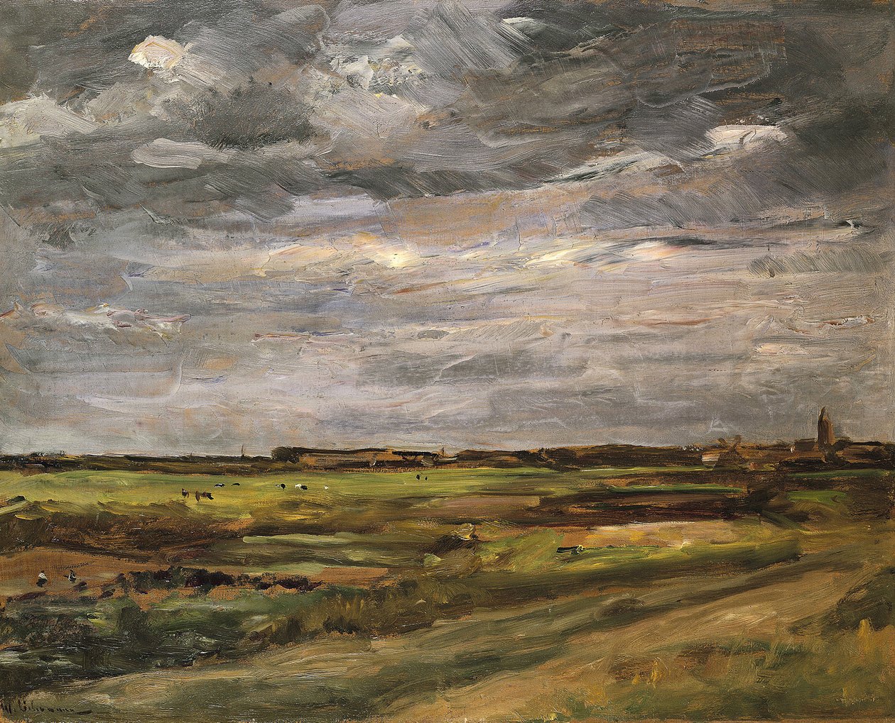 Krajina u Noordwijku od Max Liebermann