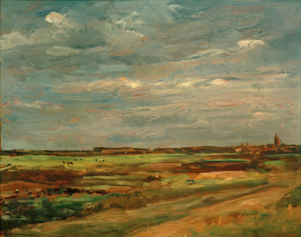 Krajina poblíž Noordwijk od Max Liebermann