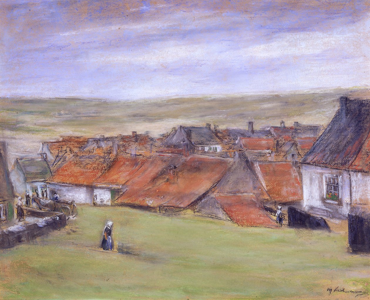 Krajina v Katwijku od Max Liebermann