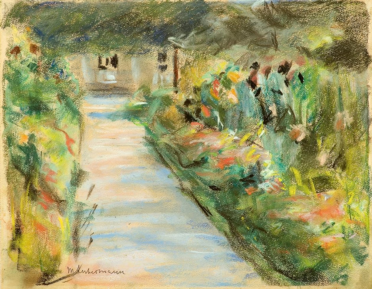 M.Liebermann, Kvetoucí zahrada od Max Liebermann