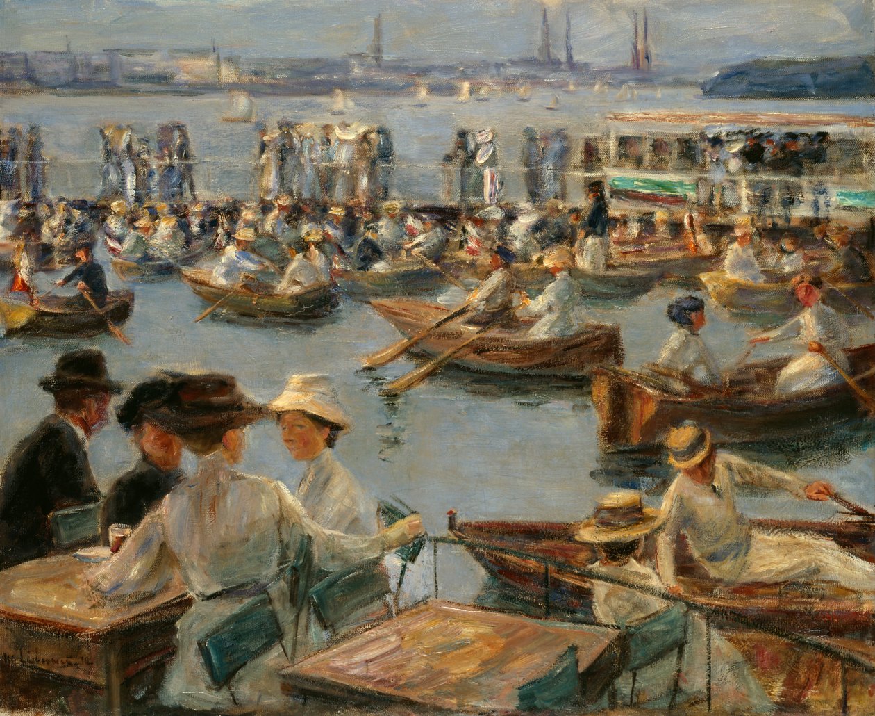Na Alsteru v Hamburku, 1910 od Max Liebermann