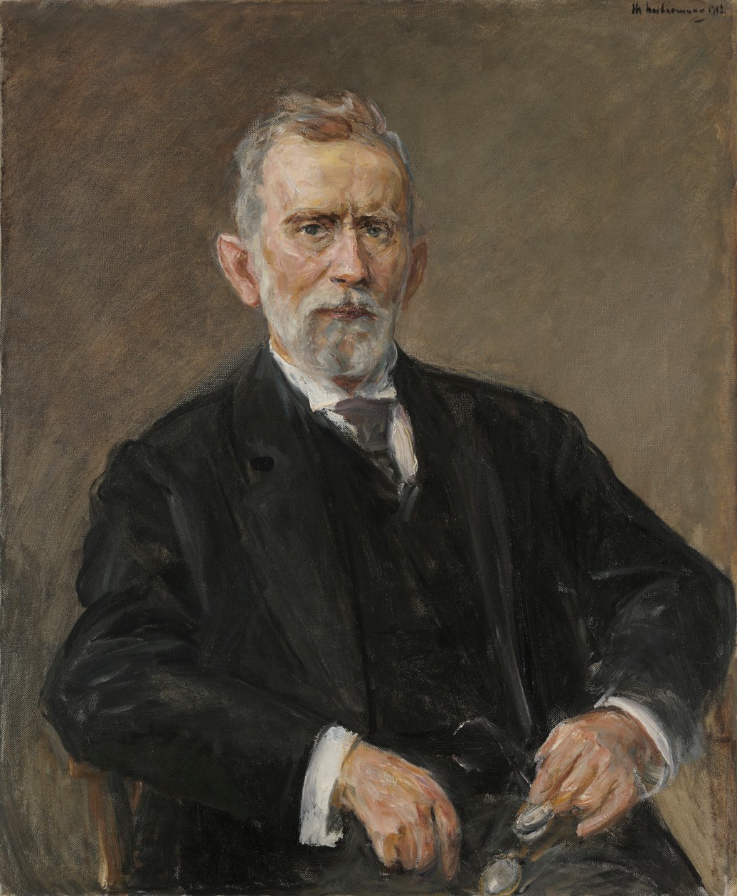 Portrét chemika Paula Ehrlicha od Max Liebermann