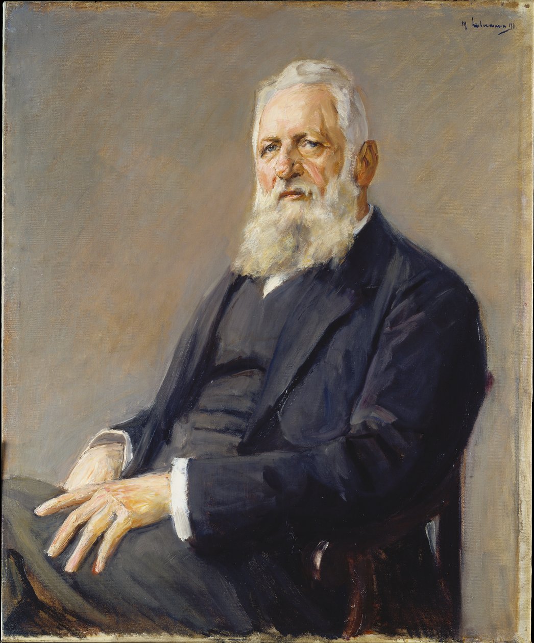Portrét Franze Adickese, starosty Frankfurtu od Max Liebermann