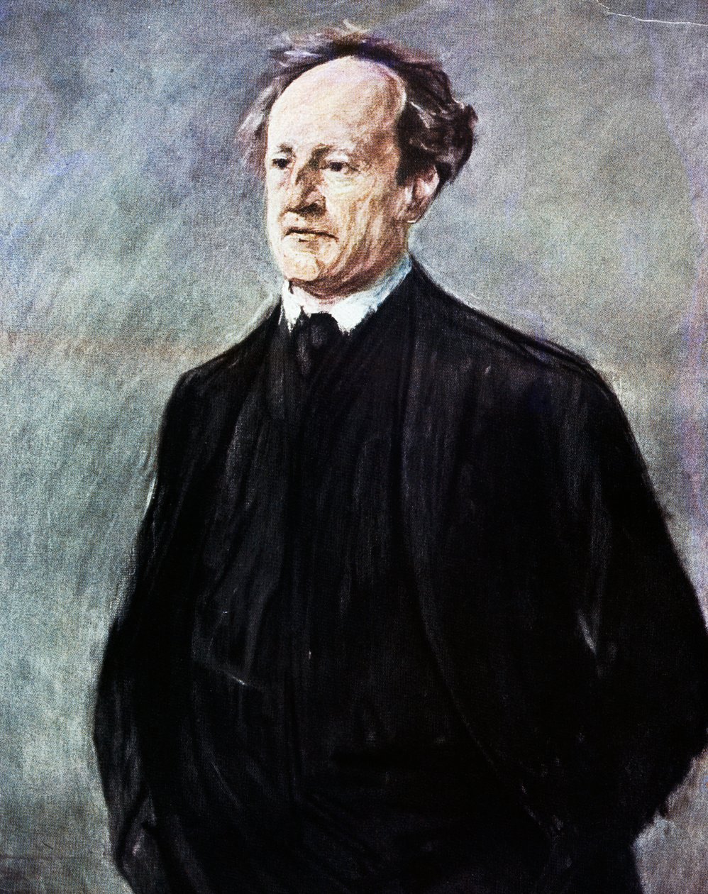Portrét Gerharta Johanna Roberta Hauptmanna (Obersalzbrunn, dnes Szczawno-Zdroj1862 - Agnetendorf od Max Liebermann