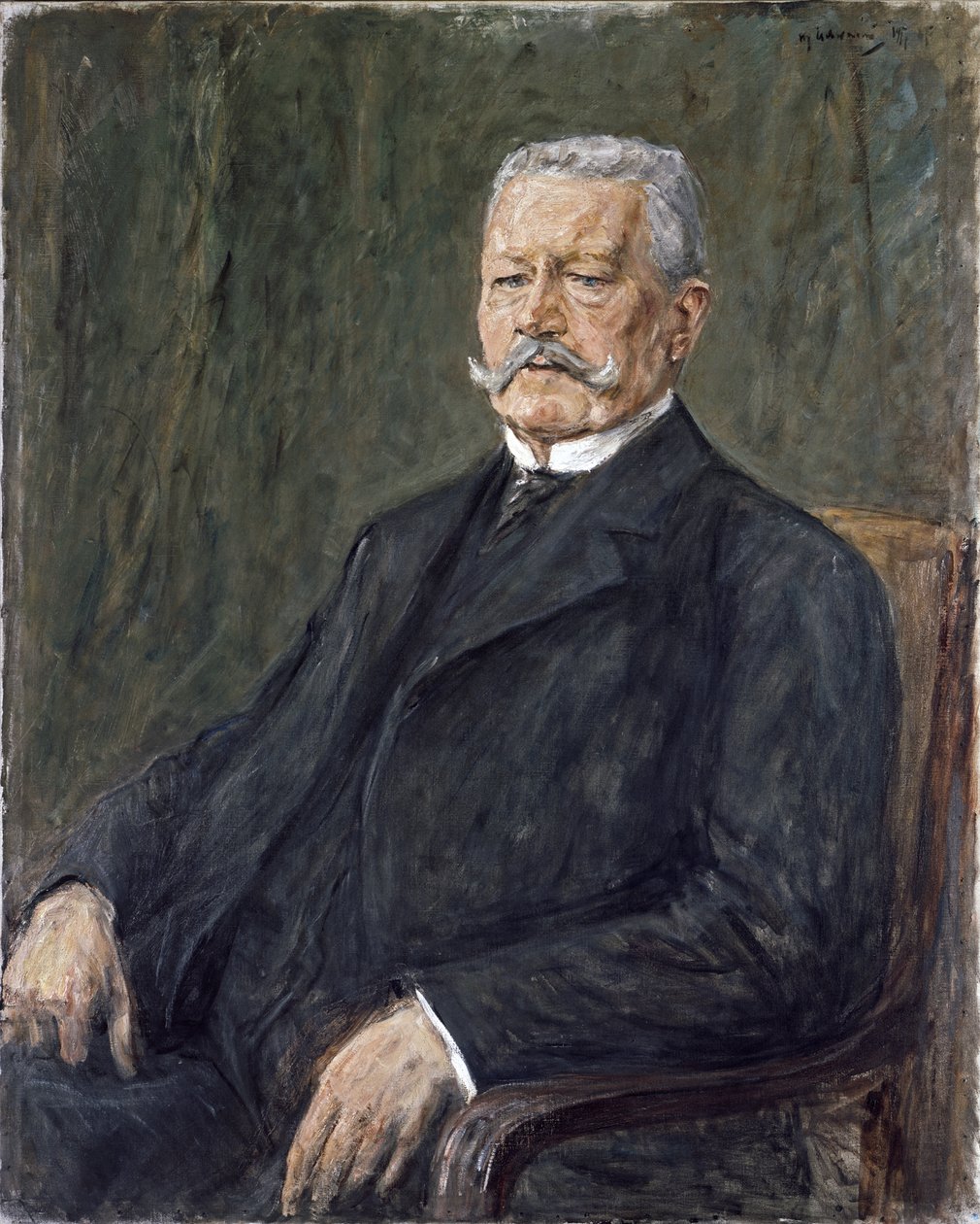 Portrét Paula von Hindenburga od Max Liebermann