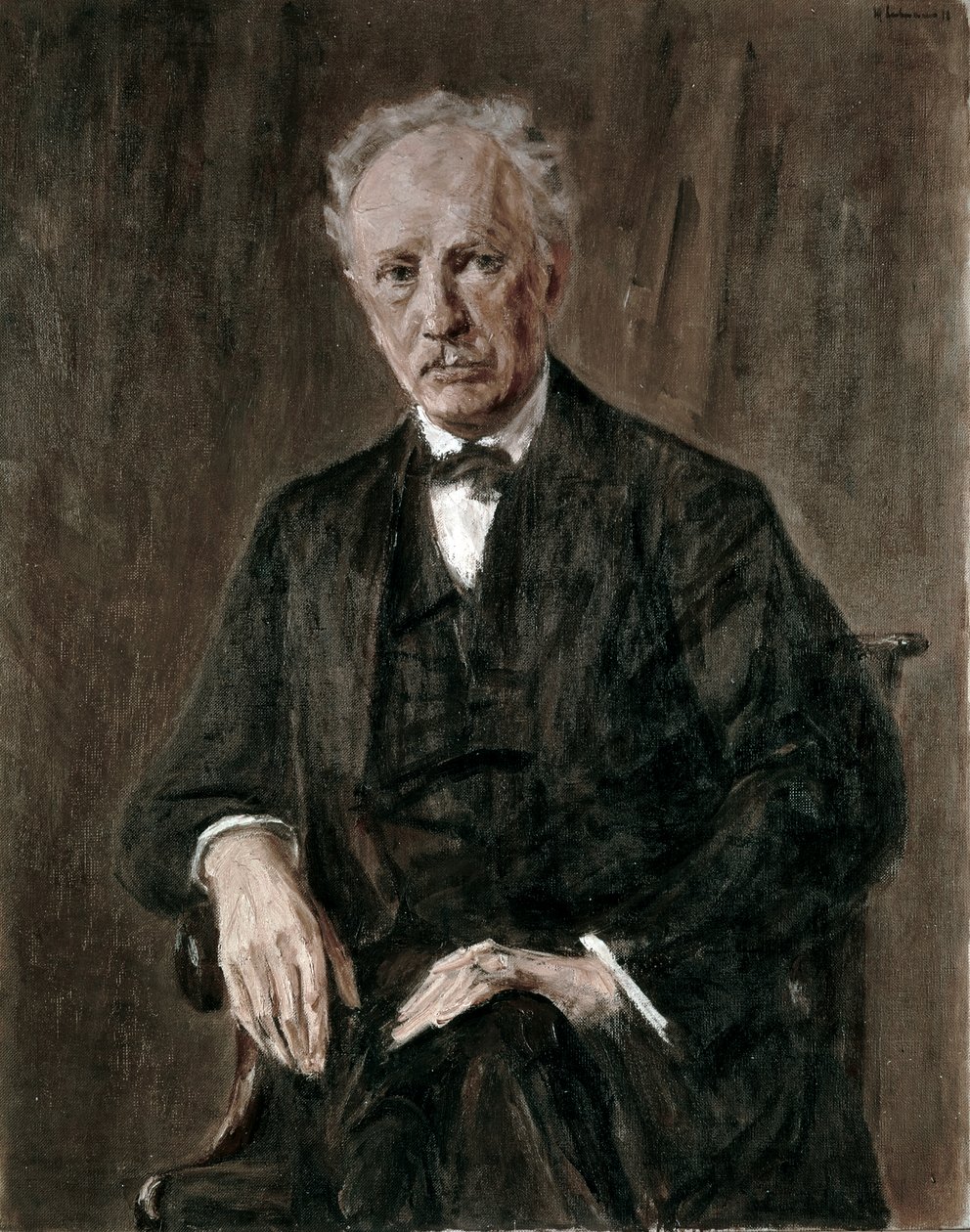 Portrét Richarda Georga Strausse od Max Liebermann